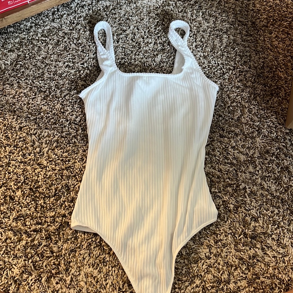 Hollister white body suit
